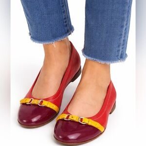 AGL Burgundy and Mustard Flats